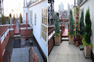 Terrace renovation before and after.