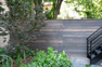 decks and roofs surrounded by trees