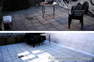 We power spray your patio stone clean