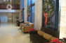 Lobby holiday decorations